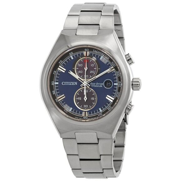 NWT Citizen Fashion Men's Eco-Drive Titanium Authentic Watch - Picture 1 of 3